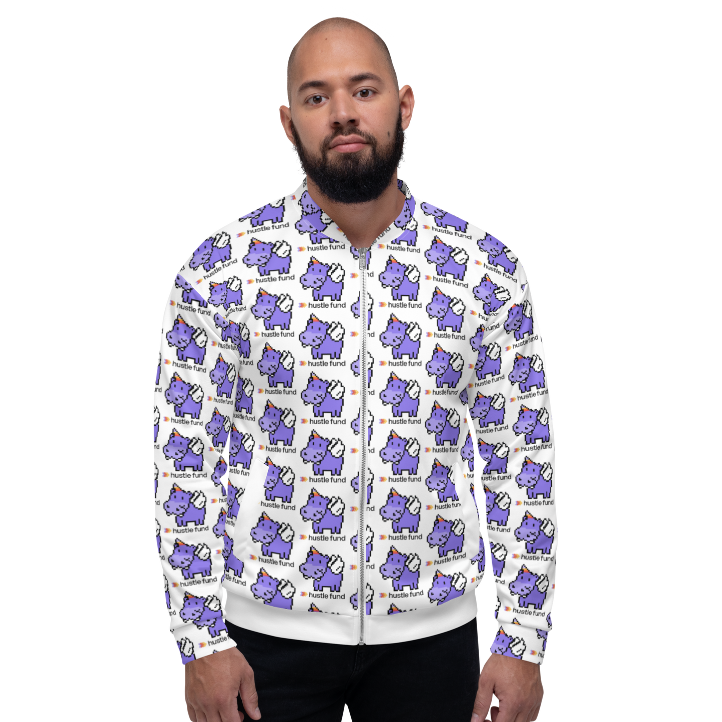 Hippocorn All Over Unisex Bomber Jacket