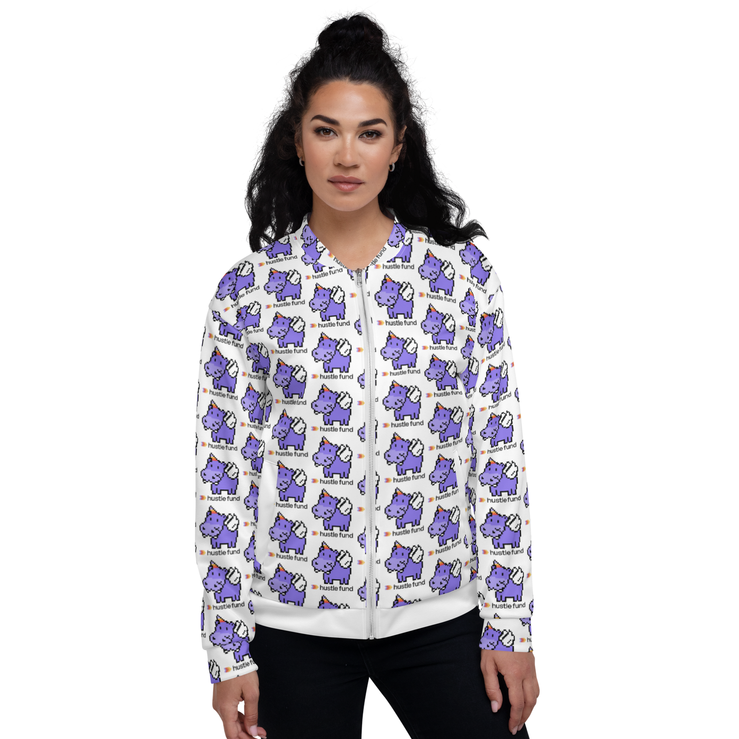 Hippocorn All Over Unisex Bomber Jacket