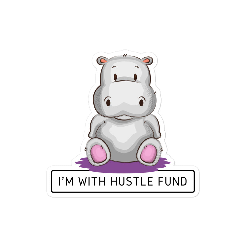 Hustle Fund Hippo Sticker