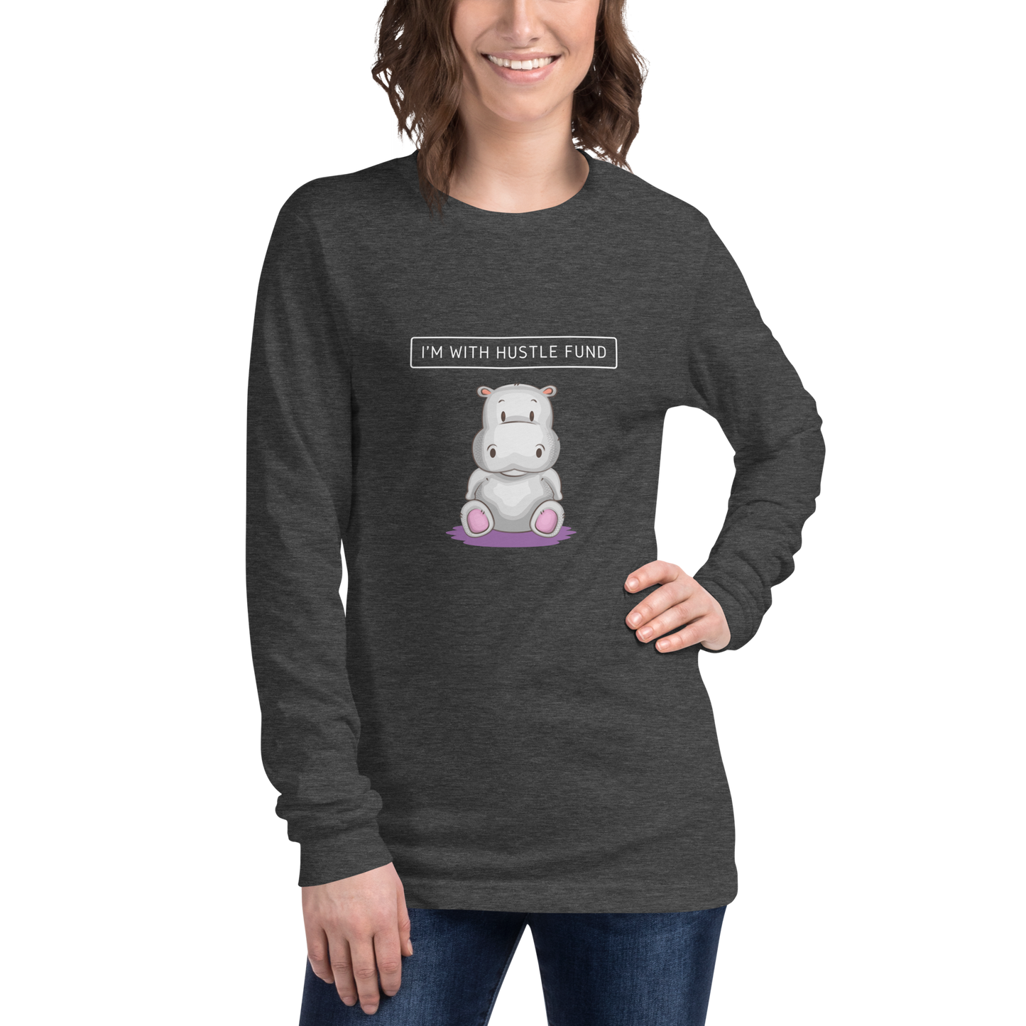Hustle Fund Hippo Unisex Long Sleeve Shirt