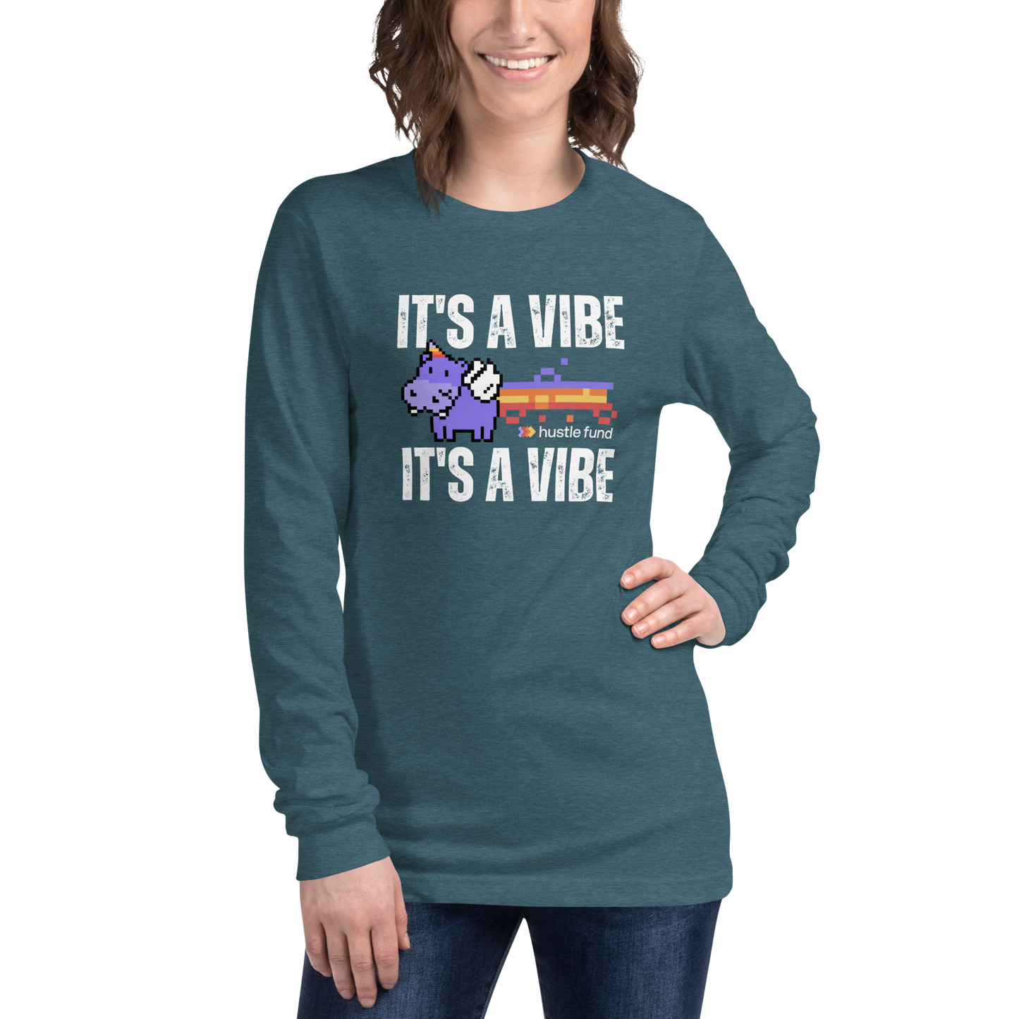 Hippocorn It's a Vibe Unisex Long Sleeve Shirt
