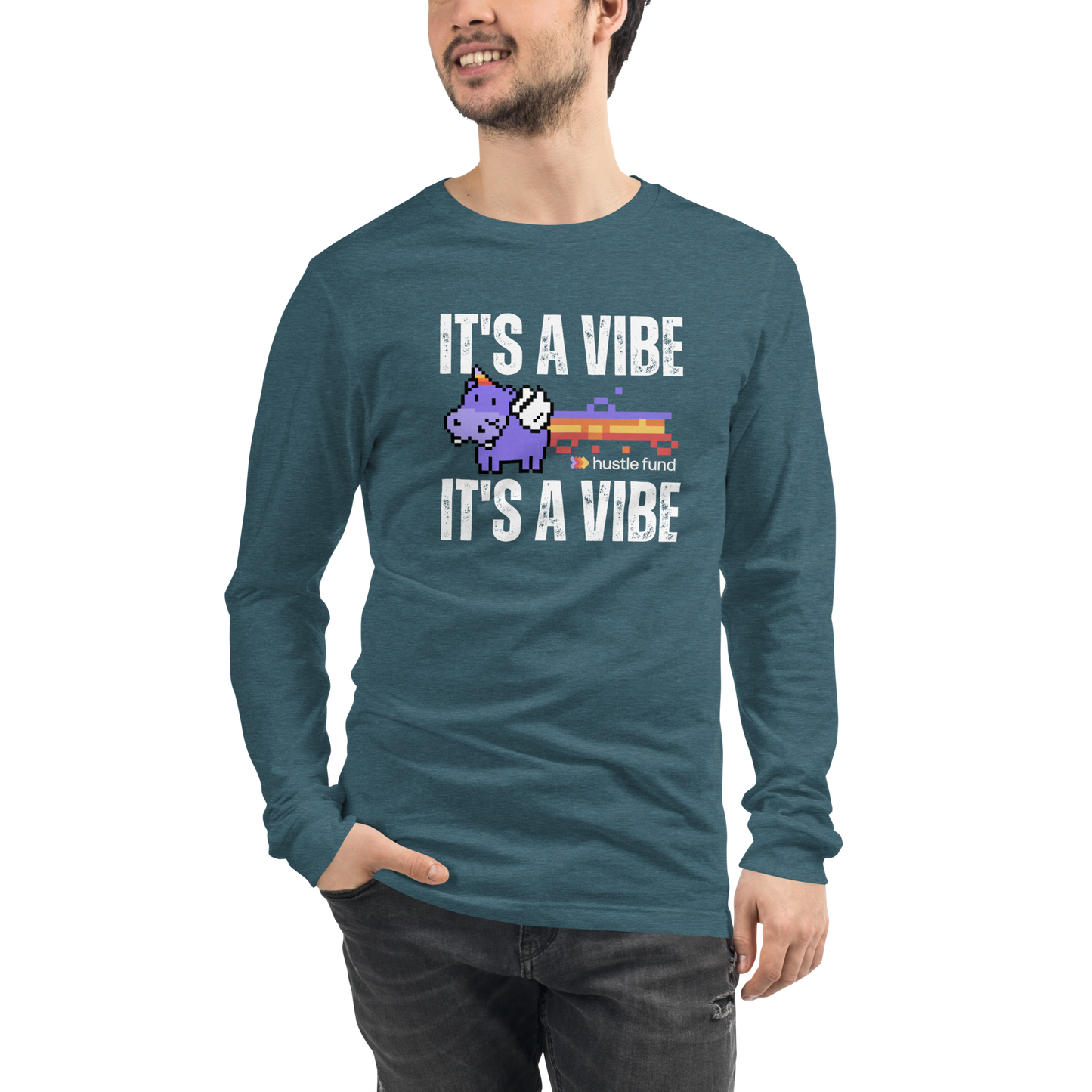 Hippocorn It's a Vibe Unisex Long Sleeve Shirt