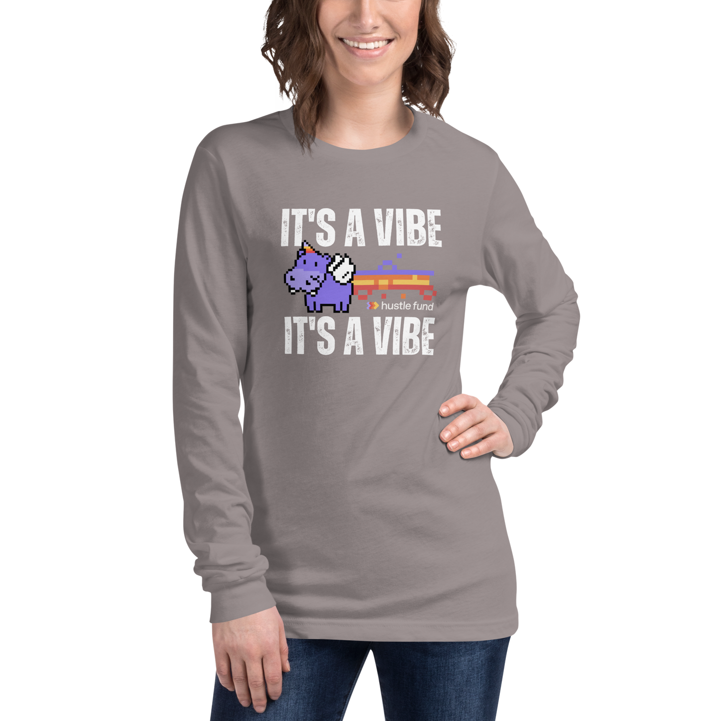 Hippocorn It's a Vibe Unisex Long Sleeve Shirt