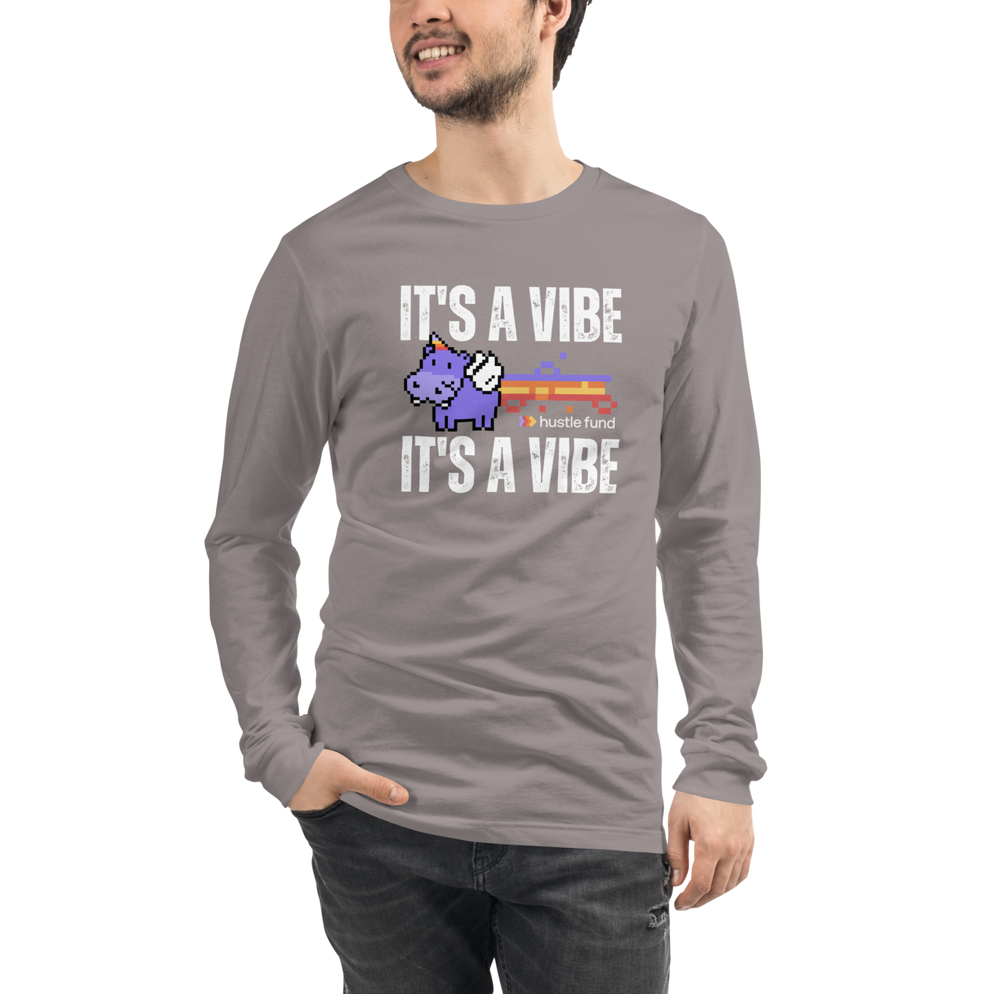 Hippocorn It's a Vibe Unisex Long Sleeve Shirt