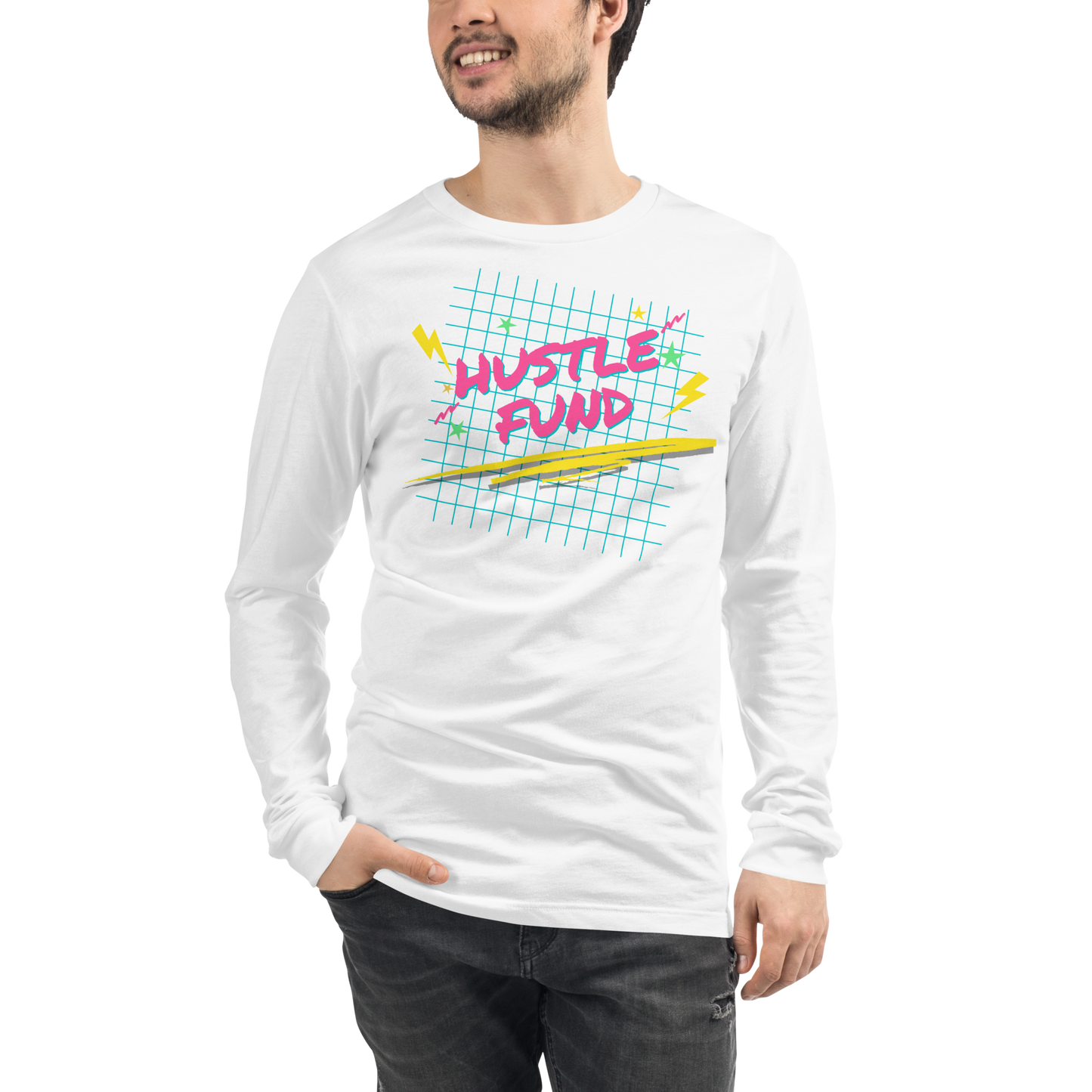90's Inspired Hustle Fund Unisex Long Sleeve Shirt