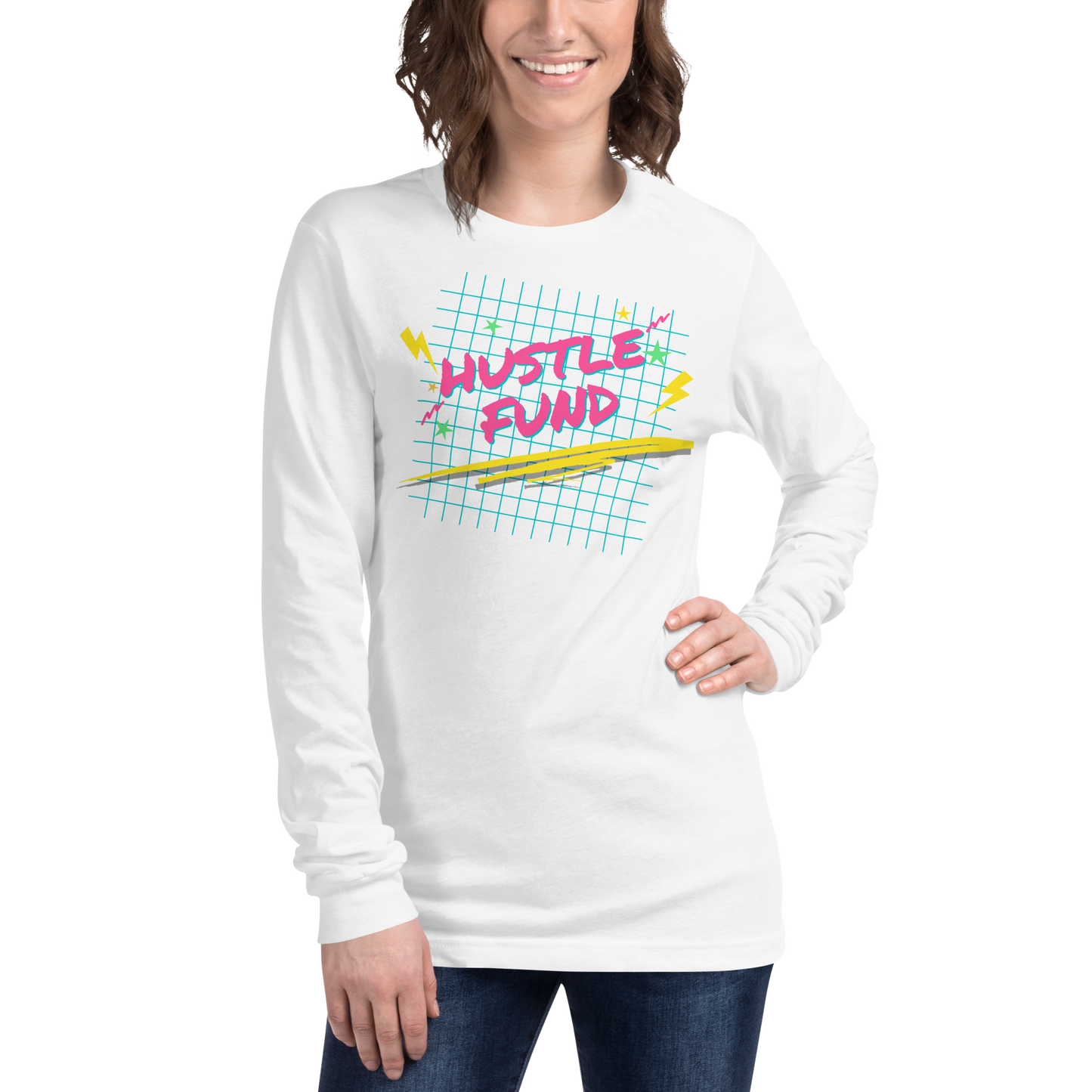 90's Inspired Hustle Fund Unisex Long Sleeve Shirt