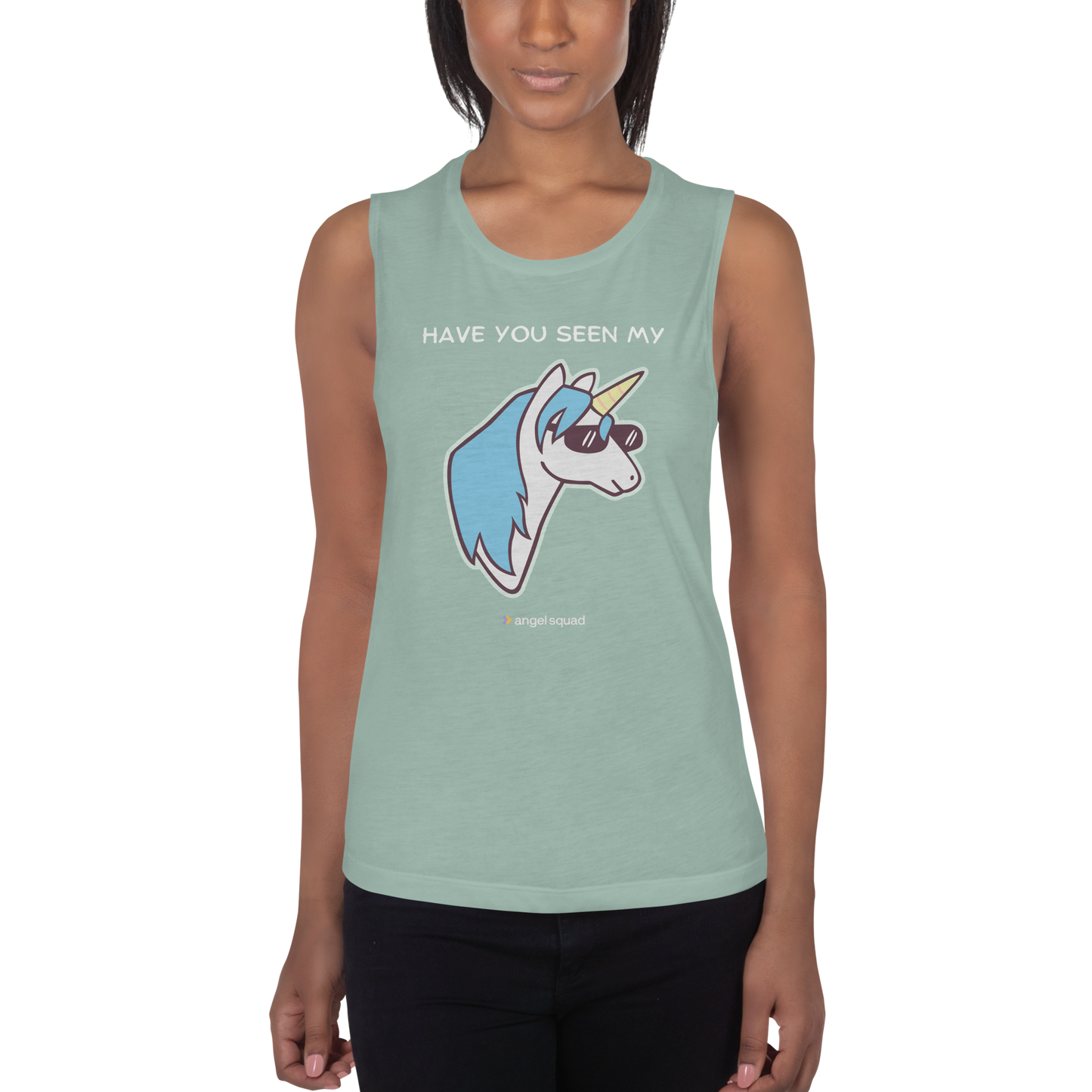Have You Seen My Unicorn Ladies’ Muscle Tank