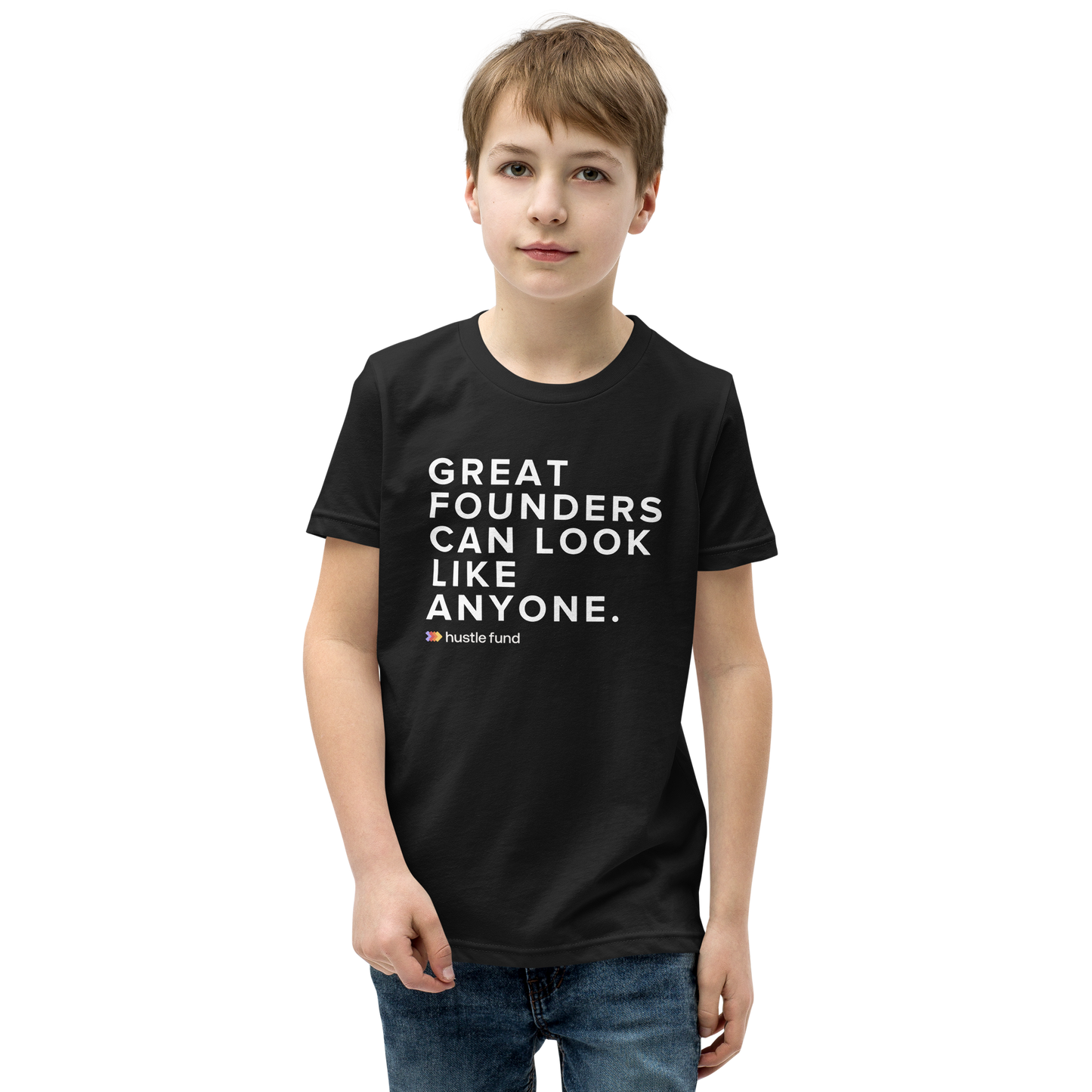 Great Founders Can Look Like Anyone Youth Unisex T-Shirt