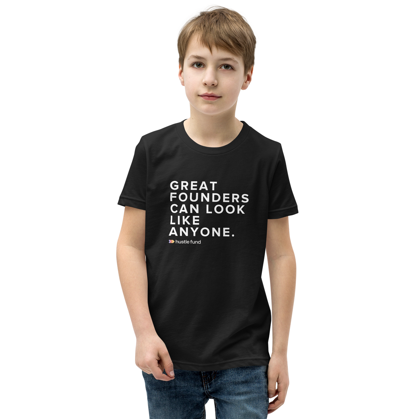 Great Founders Can Look Like Anyone Youth Unisex T-Shirt