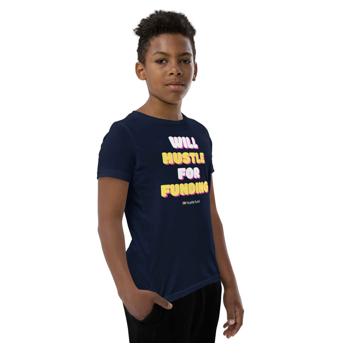 Will Hustle For Funding Youth Unisex T-Shirt