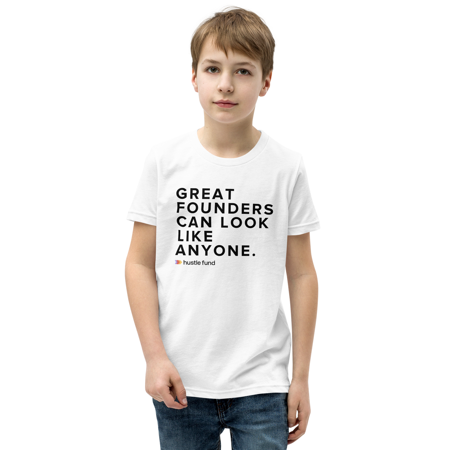 Great Founders Can Look Like Anyone Youth Unisex T-Shirt
