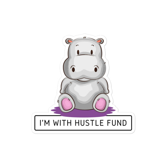 Hustle Fund Hippo Sticker