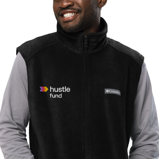 Hustle Fund Men's Embroidered Columbia Fleece Vest