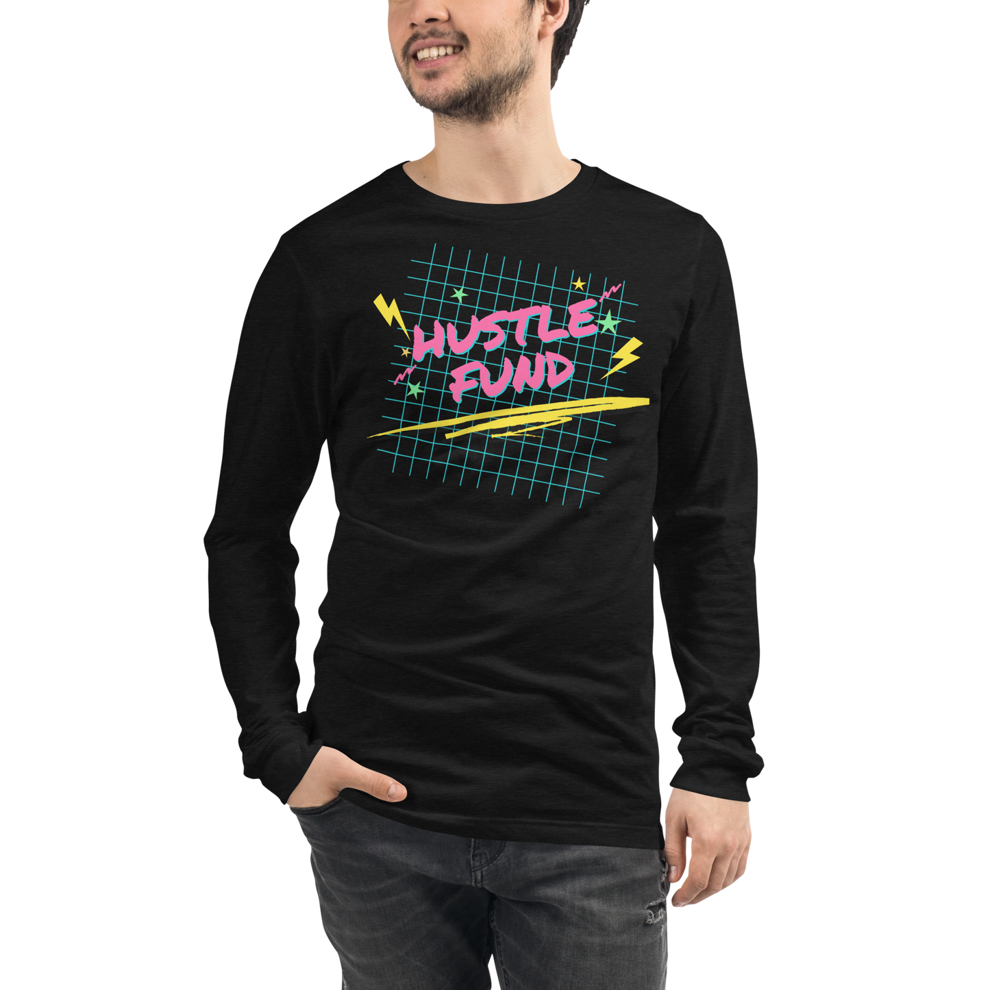 90's Inspired Hustle Fund Unisex Long Sleeve Shirt
