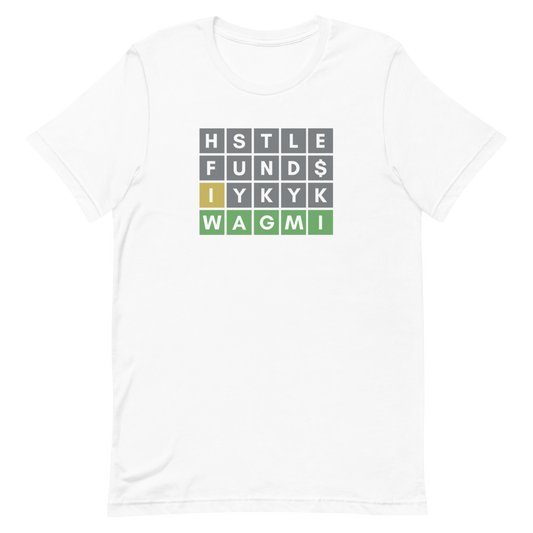 Hustle Fund Wordle T-Shirt