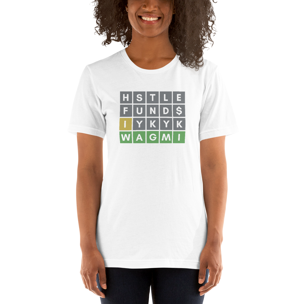 Hustle Fund Wordle T-Shirt
