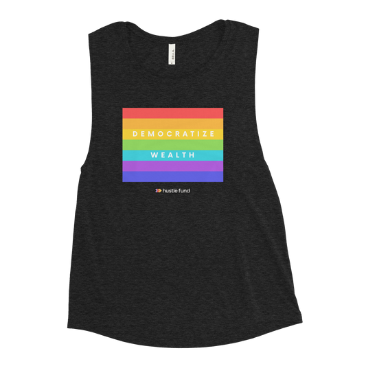 Democratize Wealth Ladies’ Muscle Tank