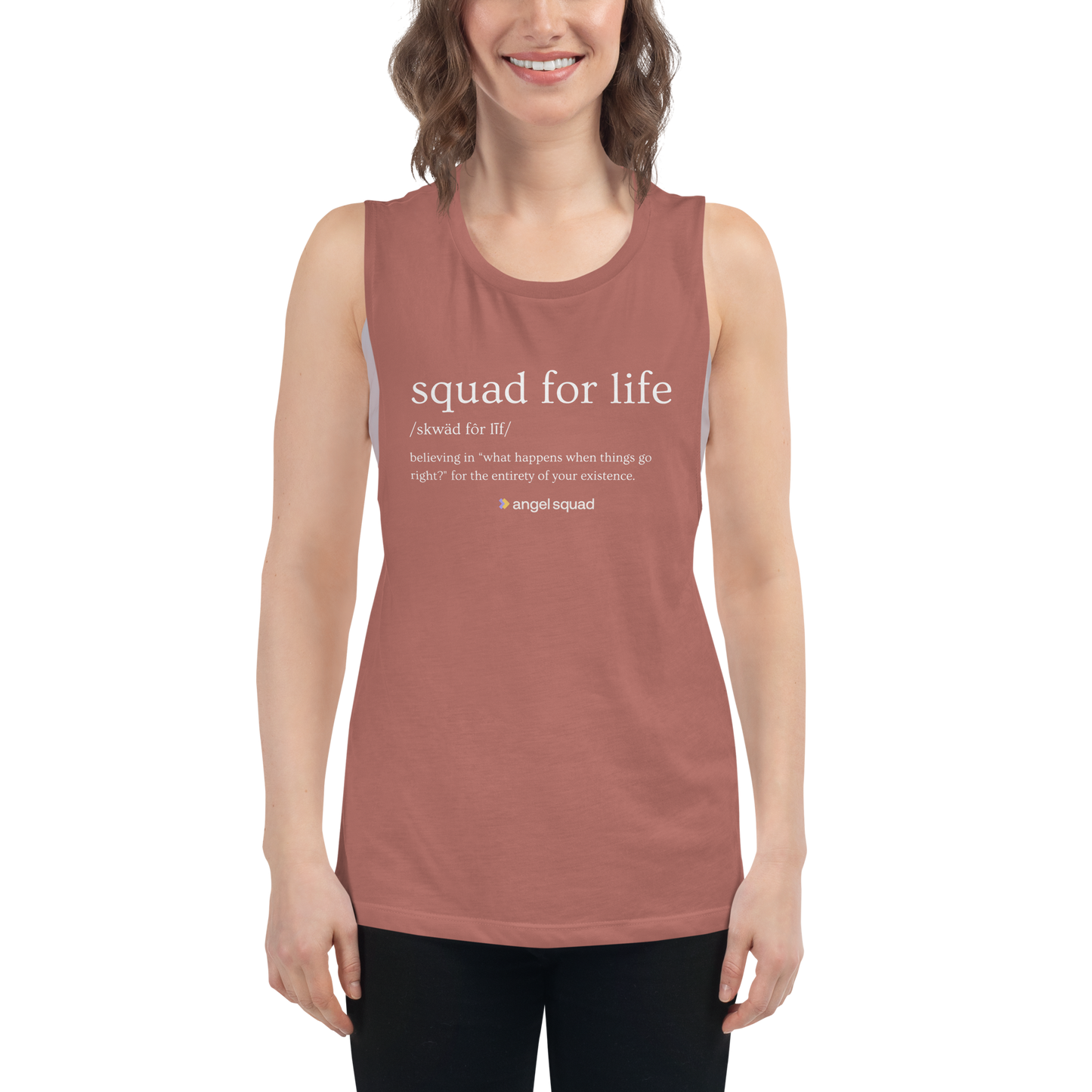 Squad For Life Ladies’ Muscle Tank