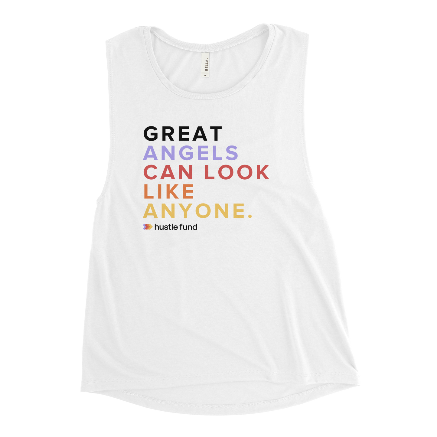 Great Angels Can Look Like Anyone Ladies’ Muscle Tank